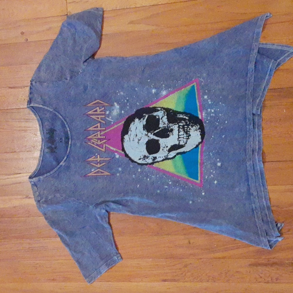 Def Leppard Blue T-Shirt X-Small